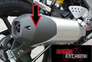 Tapa Silenciador Escape Yamaha Fz16