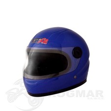 Casco Integral Azul Brillante !!! Para Niño