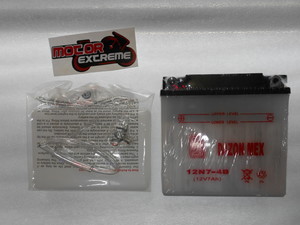 Bateria Para Motocicleta Dazon 12N7-4B 12V 7Ah