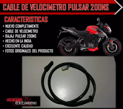Cable Velocimetro Pulsar 200ns