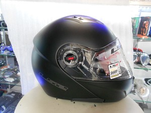 Casco Abatible Ls2 Negro Mate Talla Xl