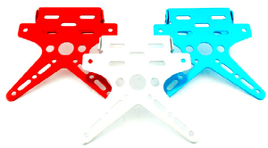 Portaplaca de Aluminio