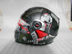Casco Integral Ls2 Modelo Cyber Warrior Talla Xl