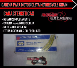 Cadena 428-136L Motorcycle Chain