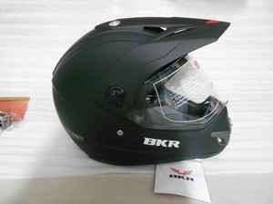 Casco Bkr Duo Rider Tipo Cross Con Mica Transparente
