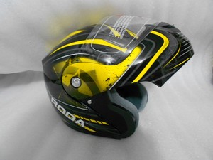 Casco Roda Abatible Faster Color Amarillo