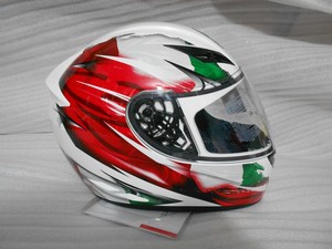 Casco Agv K-3 Modelo Italy Flag Talla Xl Excelente Calidad!!