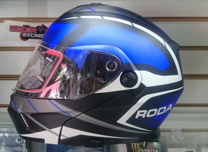 Casco Roda Abatible Galaxy Andromeda Azul