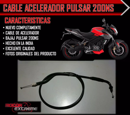 Cable Acelerador Pulsar 200ns