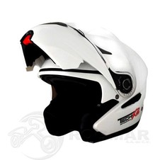 Casco Modular Blanco Brillante DOT