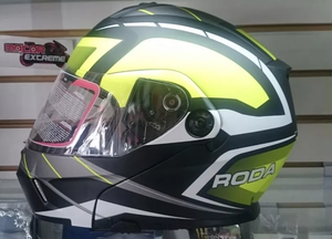 Casco Roda Abatible Galaxy Andromeda Amarillo