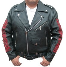 Chamarra 100% Piel para Motociclista !!