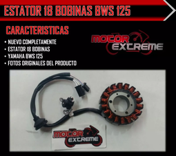 Estator 18 Bobinas Yamaha Bws 125