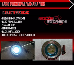 Faro Principal Led Yamaha Ybr 1200 Lumenes