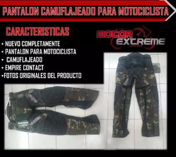 Pantalón Camuflado Para Motociclista